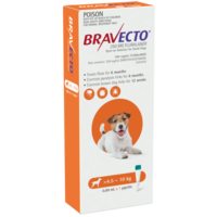 Bravecto Spot On Orange For Small Dog 4.5-10kg