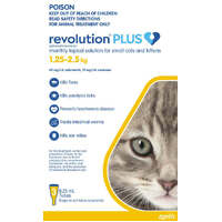 Revolution PLUS For Kittens And Small Cats 1.25-2.5kg (Yellow) 3 Pack