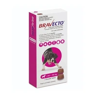 Bravecto For Very Large Dog 40 - 56 kg X 2Chews Pink