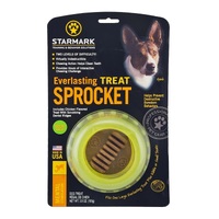 Starmark - Everlasting Sprocket Treat Dispensing Toy For Dogs (includes treat) - Medium