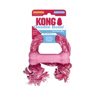 KONG Puppy Goodie Bone with Rope - X-Small