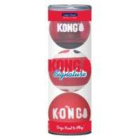 KONG Signature Balls - Large 3 Pack (assorted)