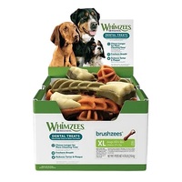 Whimzees Toothbrush Dental Dog Treats - X-Large (>27kg) - 18 pack