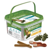 Whimzees Variety Dental Dog Treats - Medium (12-18kg) - 28 pack