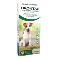 Drontal Allwormer 3kg Tablets Small Dogs And Puppies - 4 Tabs