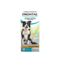 Drontal Allwormer Tablets for Dogs 10kg - 6 Tablets