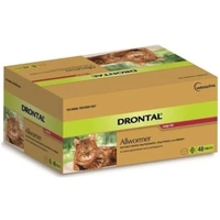 Drontal Allwormer Tablets for Cats 6kg - 48 Tablets