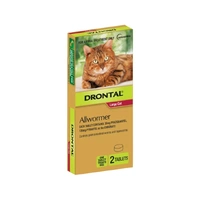 Drontal Allwormer Tablets for Cats 6kg - 2 Tablets