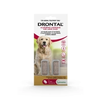 Drontal Allwormer Chewable For Large Dogs 35kg  - 2 Chews