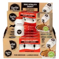 Earthz Pet Gravy - Med/Large Dog - Beef - 5 x 5 x 50ml (25 bottles)