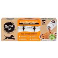 Earthz Pet Gravy - Med/Large Dog - Chicken - 5 x 5 x 50ml (25 bottles)