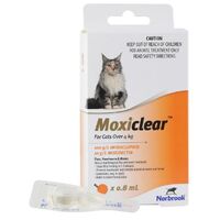 Moxiclear for Cats Over 4kg (Orange) - 3pack