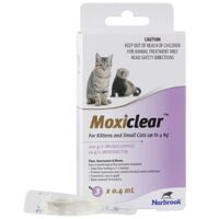 Moxiclear for Cats Upto 4kg (Purple) - 6pack