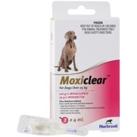 Moxiclear for Large Dogs over 25kg (Red)- 3pack