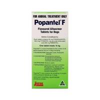 Popantel F (Flavoured) Allwormer Tablets for Dogs 10kg/tab - 80 Tablets