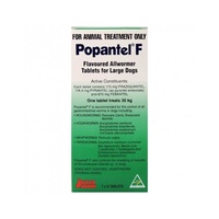 Popantel F (Flavoured) Allwormer Tablets for Dogs 35kg /tab - 16 Tablets