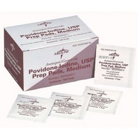 Povidone Iodine Prep Pads 100S