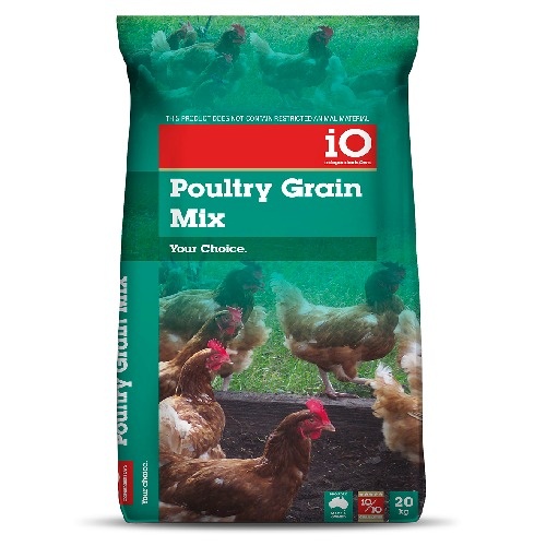 iO Poultry Grain Mix 20kg - IO