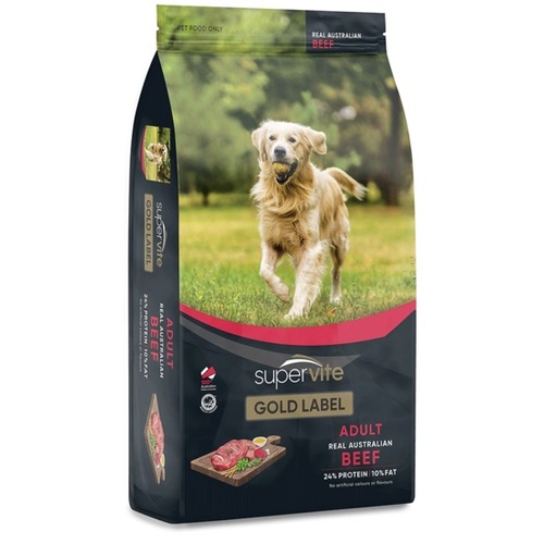 Supervite Gold Adult Dog food - Beef 20kg