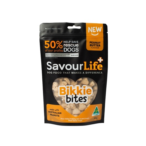 SavourLife Bikkie Bites - Peanut Butter Flavour treats 180gm