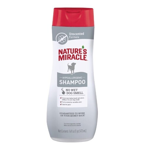 Nature's Miracle Dog Hypoallergenic Shampoo (unscented) 473ml