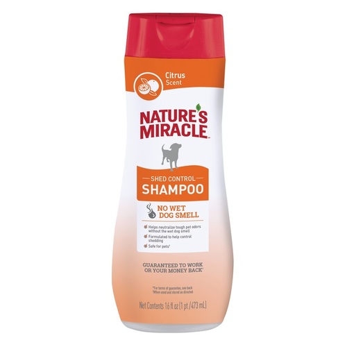 Nature's Miracle Dog Shedding Shampoo 473ml