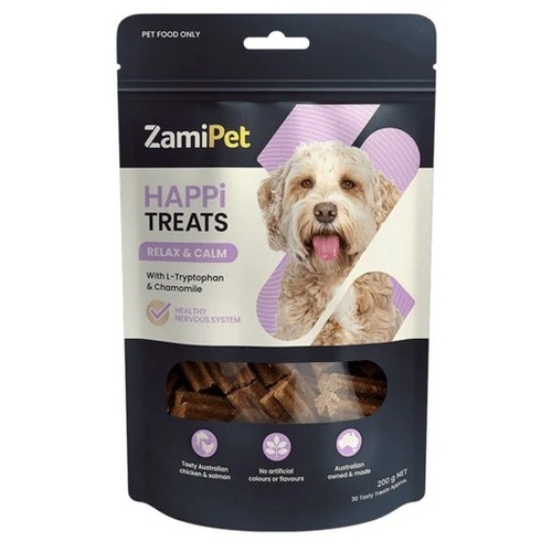 Zamipet Happitreats Relax & Calm 30's - Chicken & Salmon Chews