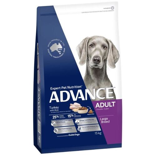 Advance Dog Adult Large Breed Turkey with Rice - Dry Food 15kg