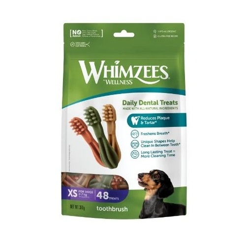 Whimzees Toothbrush Dental Dog Treats