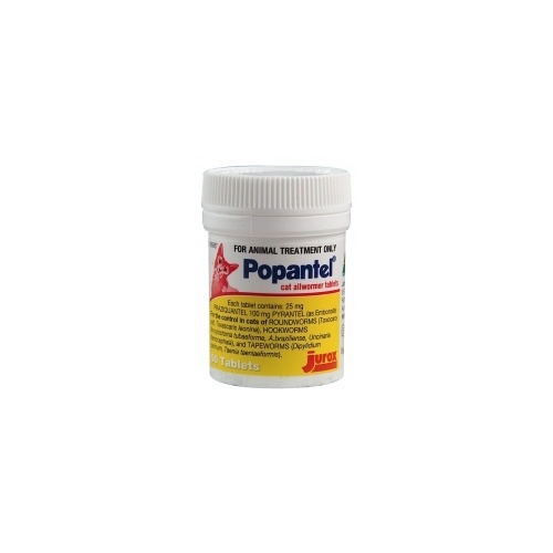 Popantel Allwormer Tablets for Cats - 50's (out of stock)