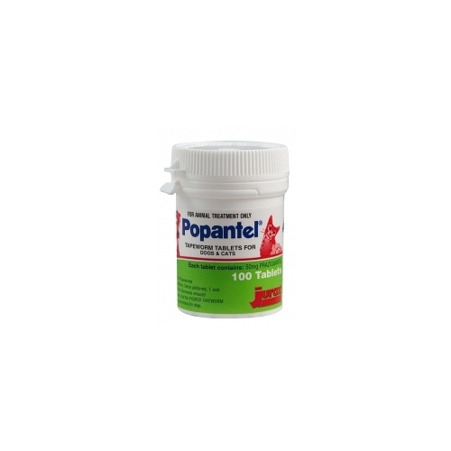 Popantel Tapeworm Tablets For Dogs And Cats 10kg 100-Tablets (out of stock)